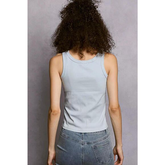 POL Round Neck Ribbed Tank - Picture 4 of 5